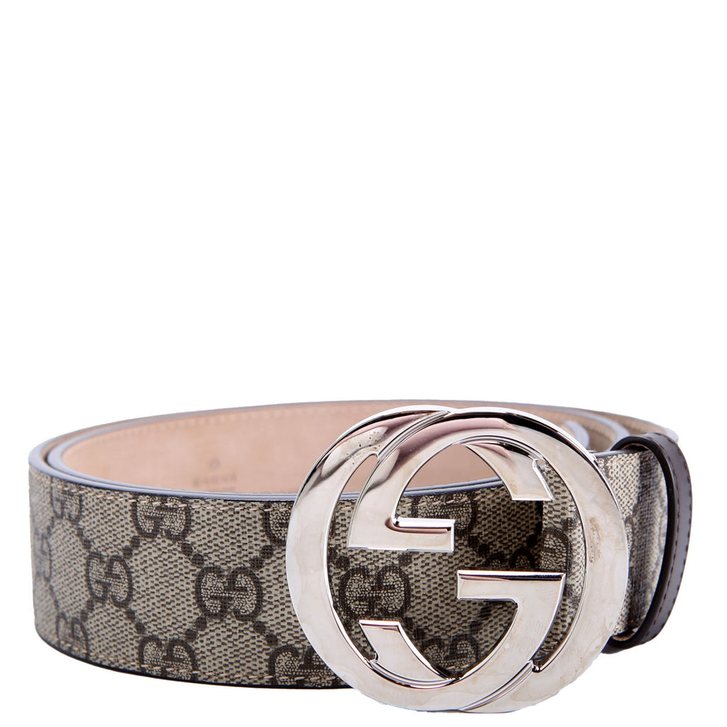 411924 GG Supreme Belt Size 9036 Beige