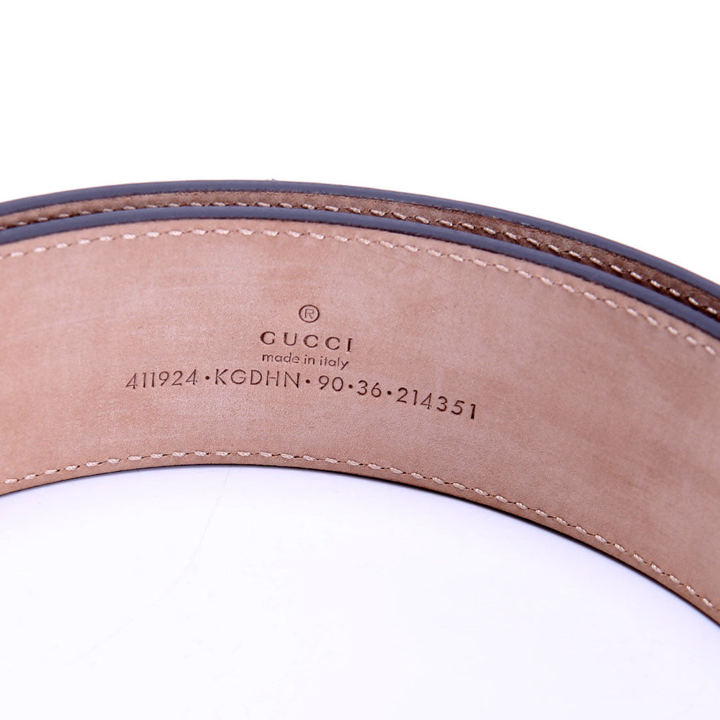 411924 GG Supreme Belt Size 9036 Beige