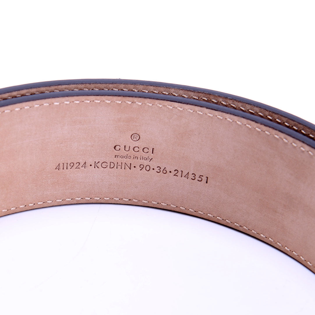 411924 GG Supreme Belt Size 9036 Beige