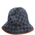 Hat: GG Denim Bucket Hat Size S