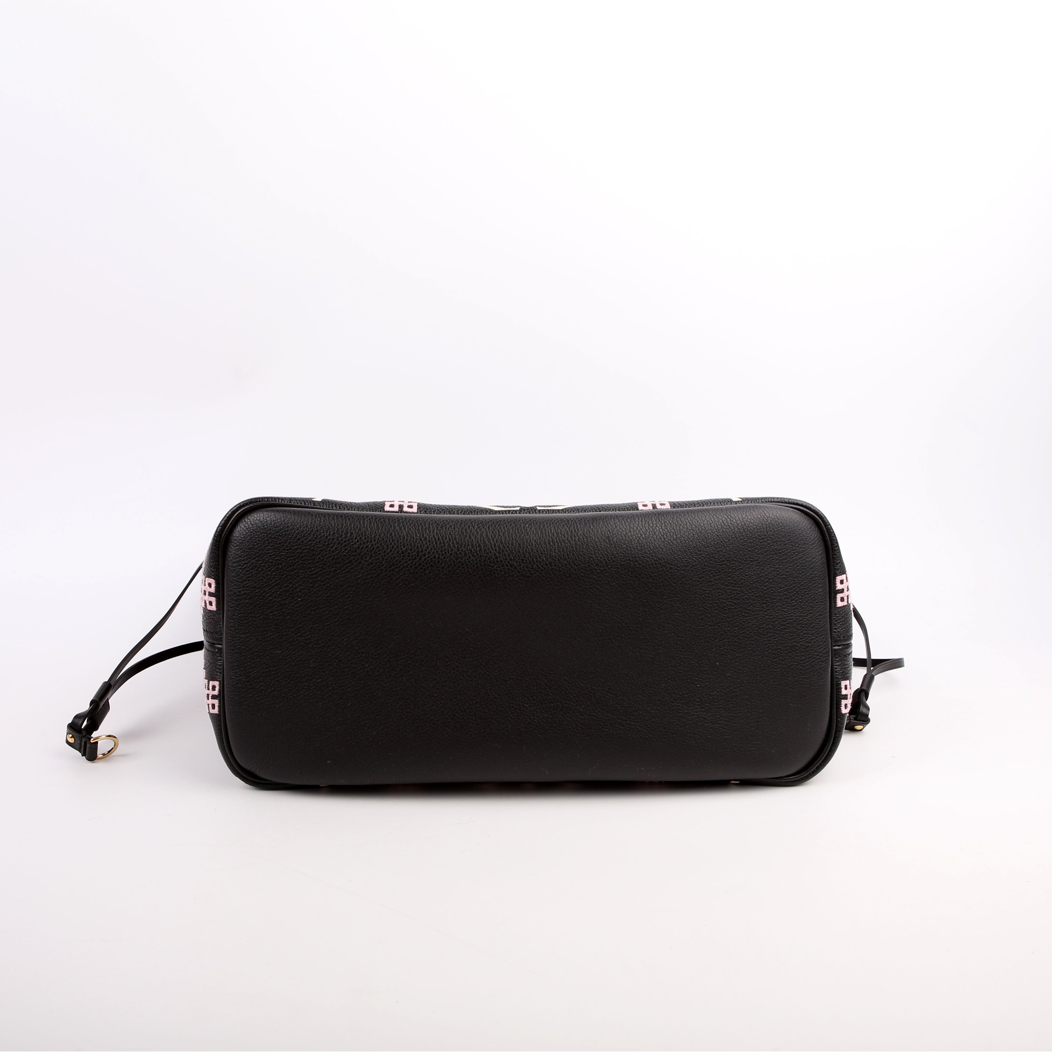 Neverfull With Wallet MM Giant Empreinte Broderies Black/Pink