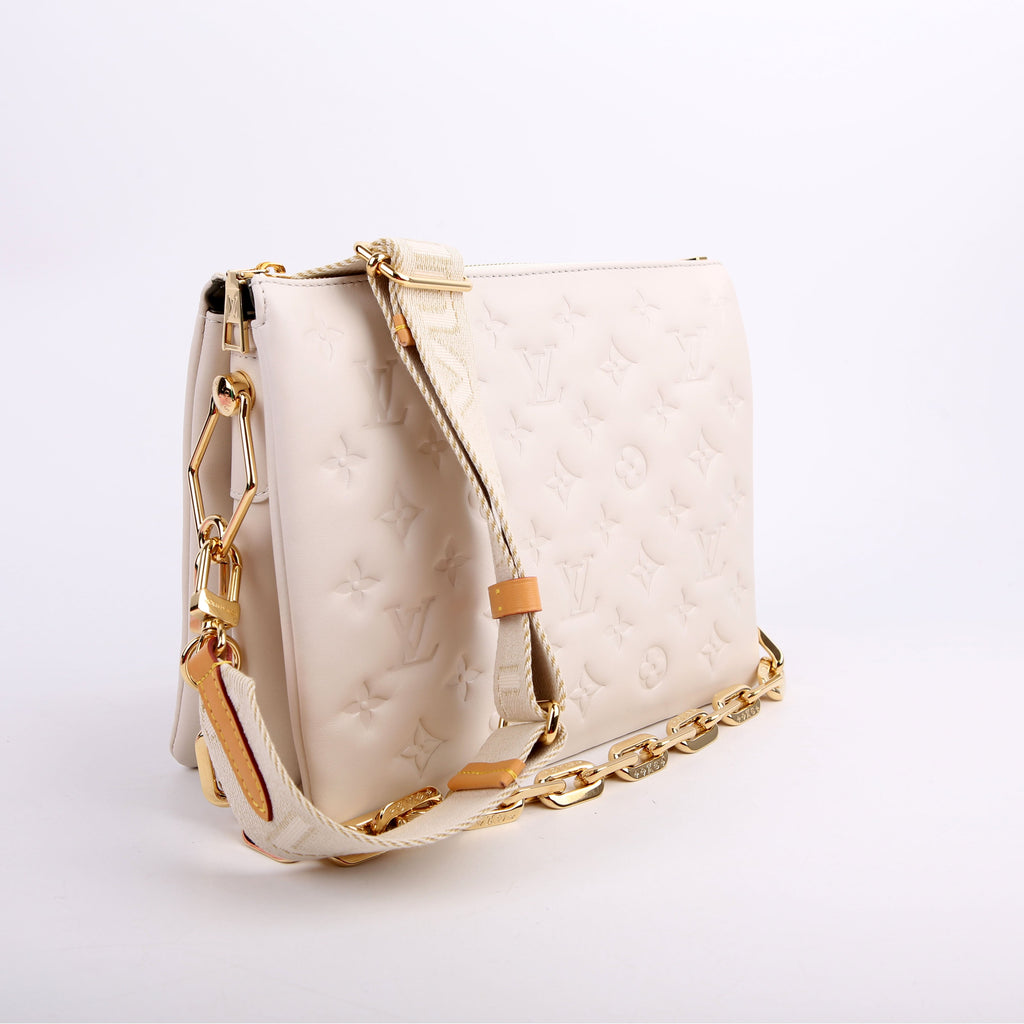 Coussin PM NV Lambskin White