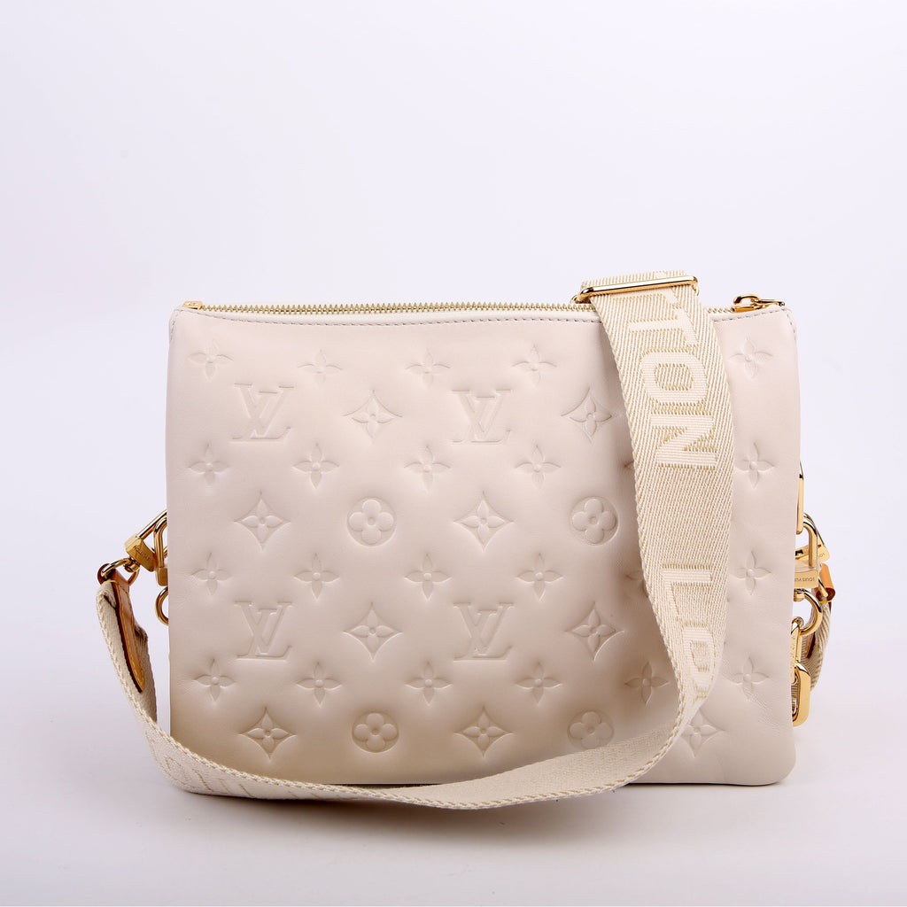 Coussin PM NV Lambskin White