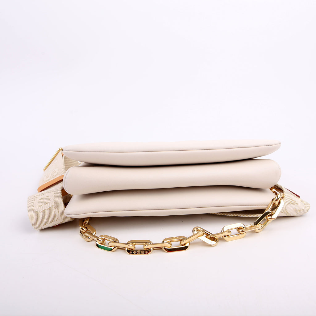 Coussin PM NV Lambskin White