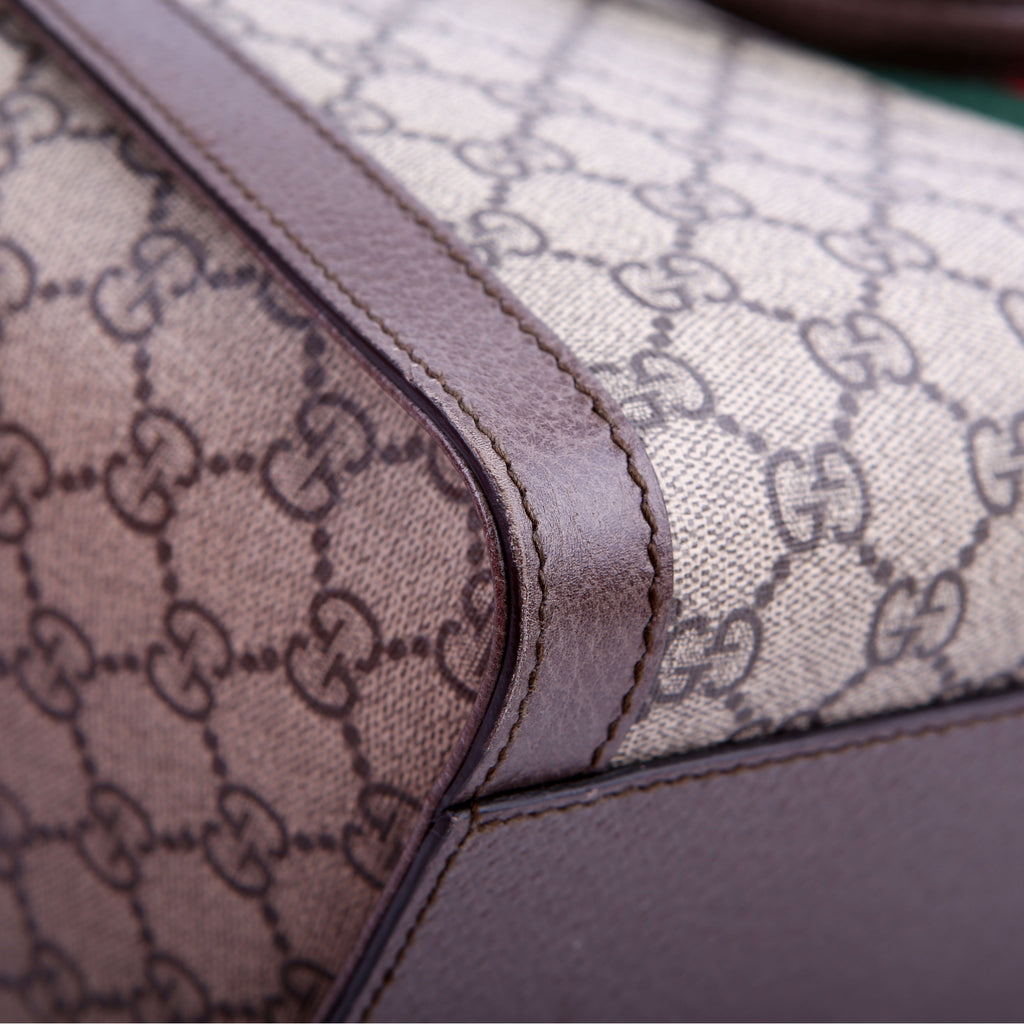 Gucci 524537 Ophidia GG Medium Tote Brown