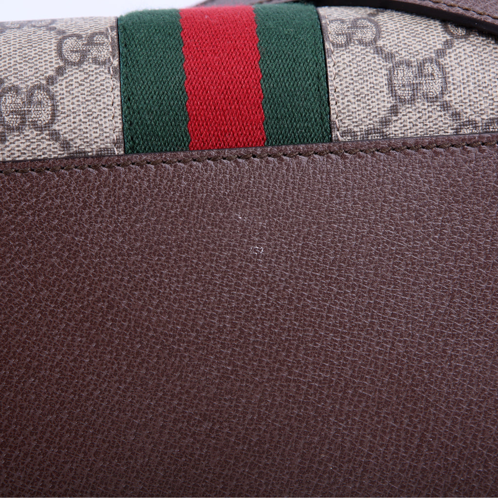 Gucci 524537 Ophidia GG Medium Tote Brown