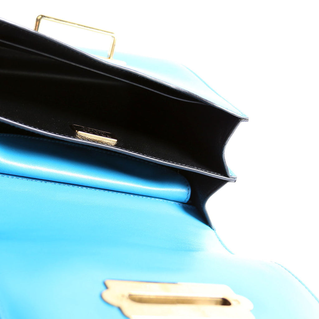 1BD045 Cahier Small Calfskin/Saff Black/Blue