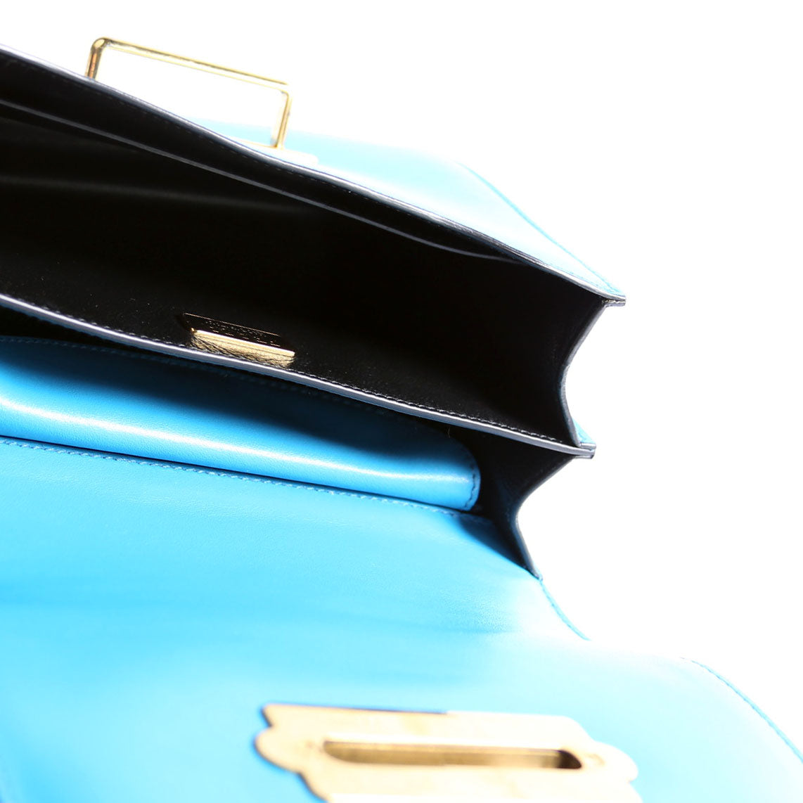 1BD045 Cahier Small Calfskin/Saff Black/Blue