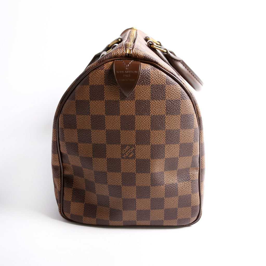 Speedy 30 Damier Ebene Brown/Red