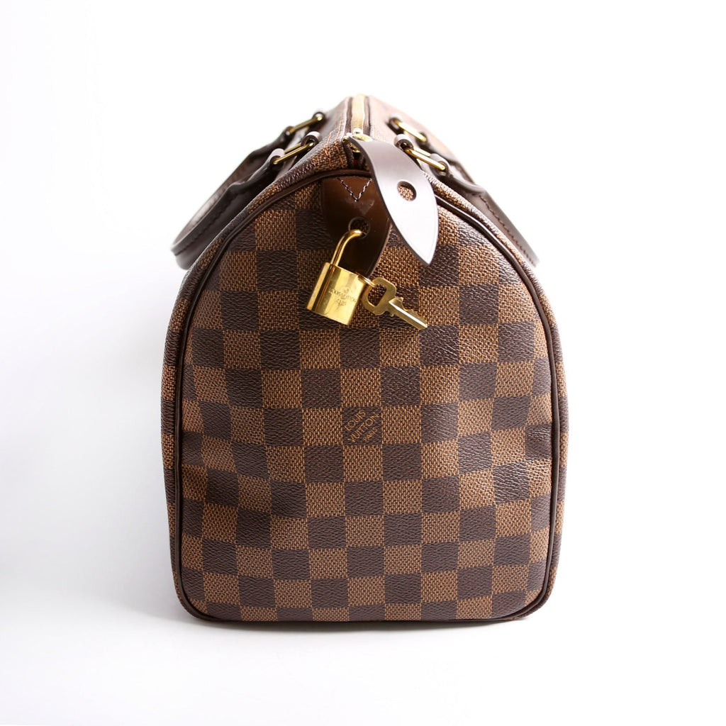 Speedy 30 Damier Ebene Brown/Red