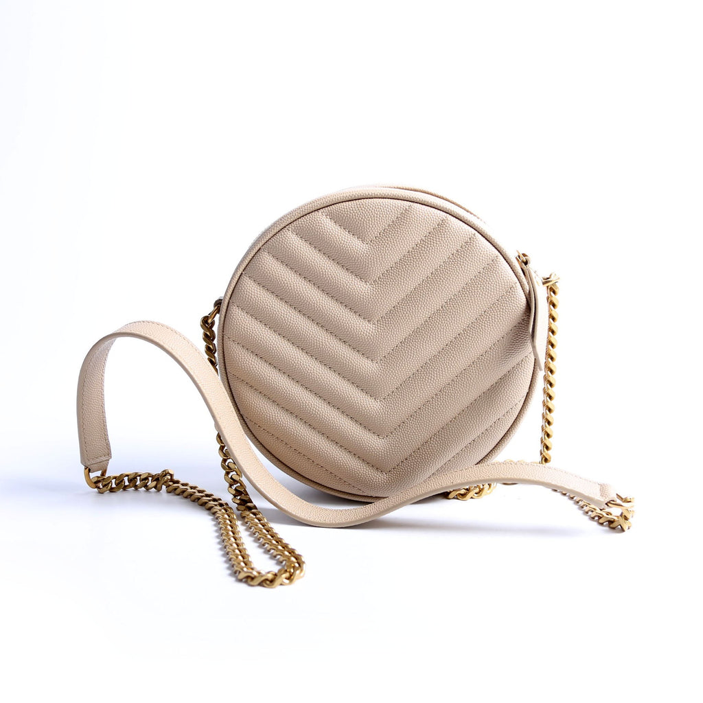 Grain De Poudre Round Camera Bag 610436 Tan