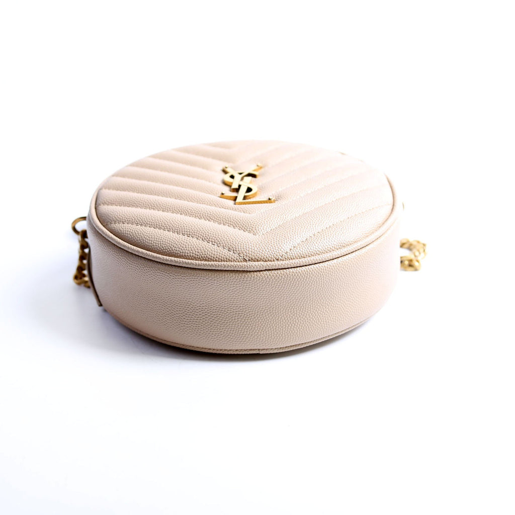 Grain De Poudre Round Camera Bag 610436 Tan