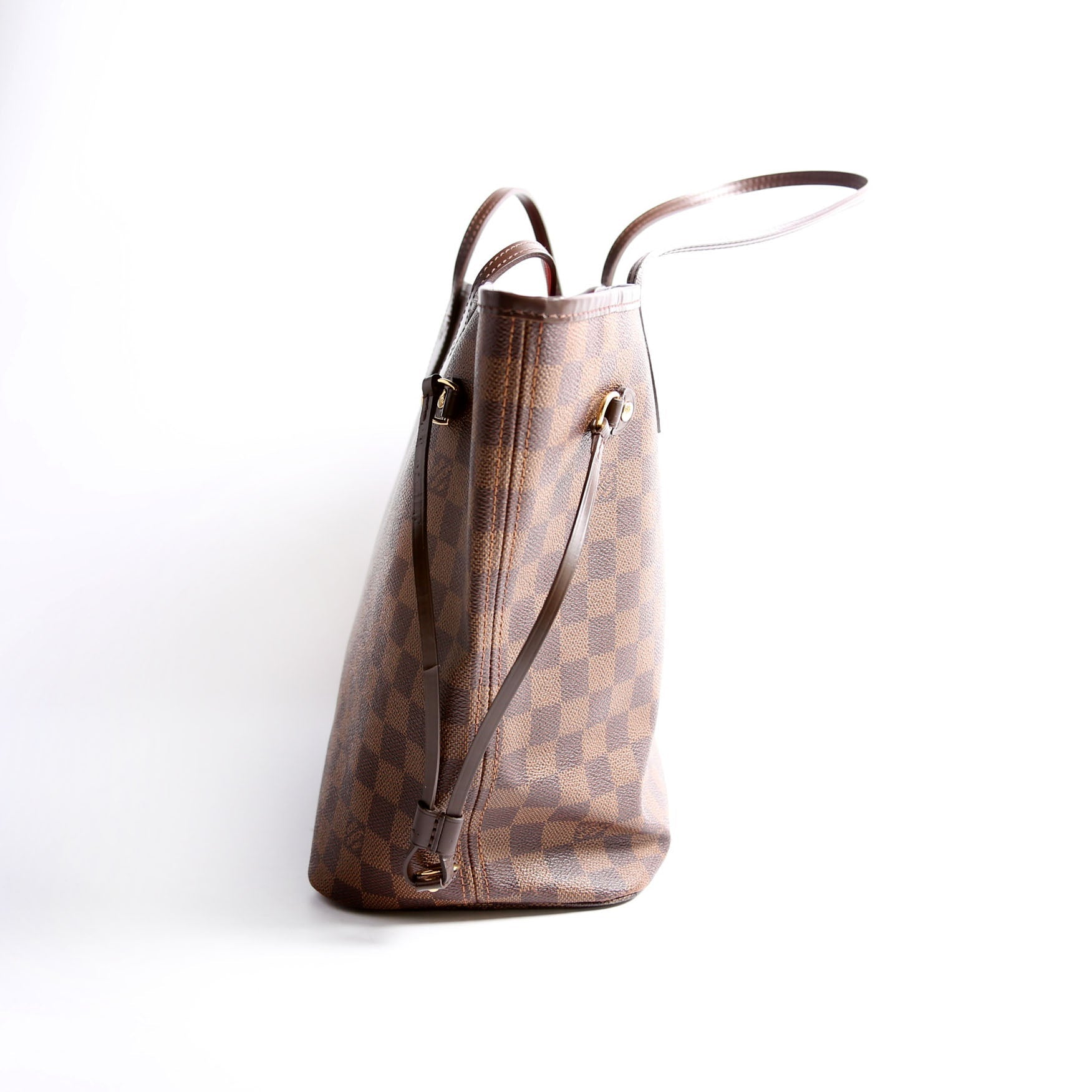 Neverfull MM Damier Ebene Brown/Red