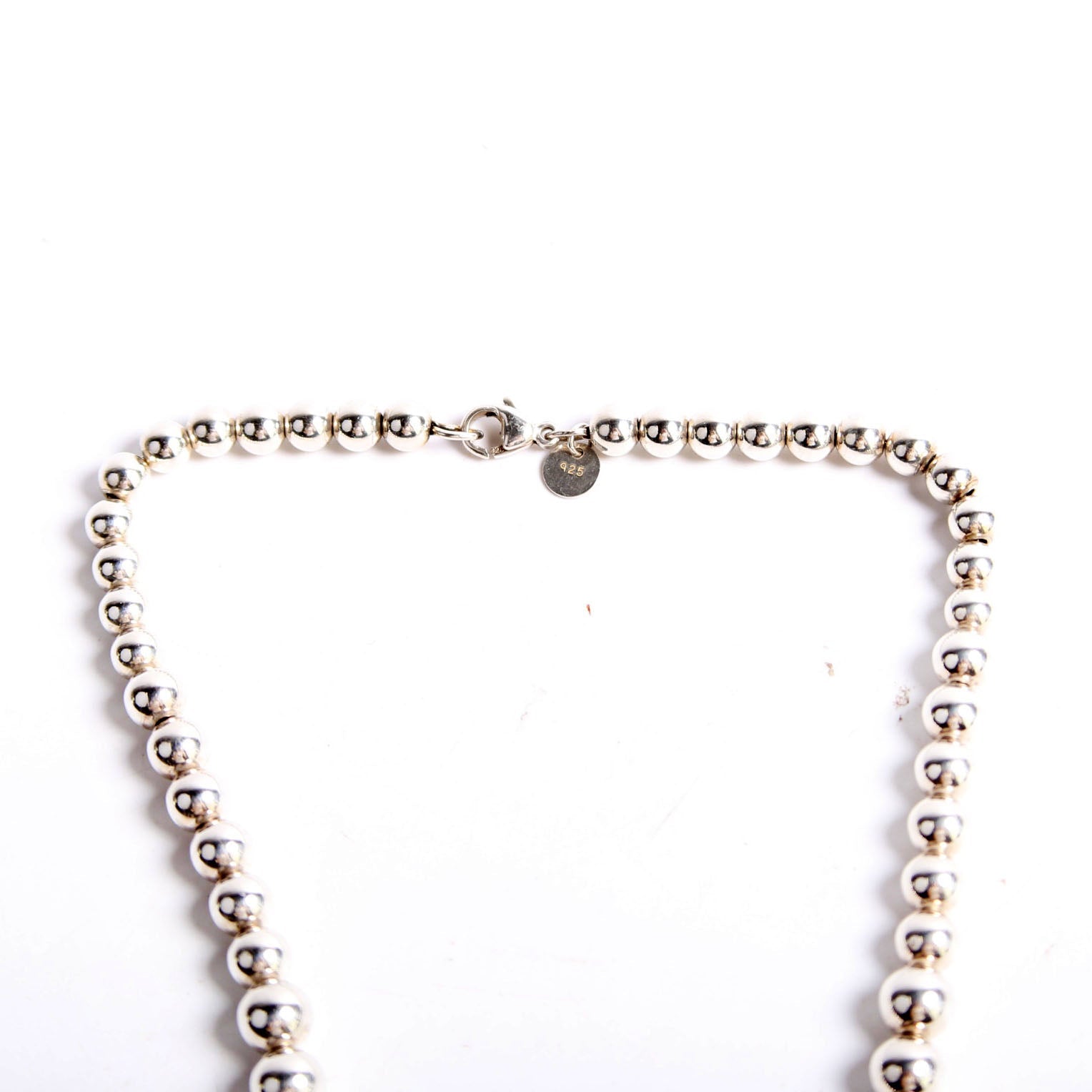 Tiffany Hardware Graduated Ball Necklace 925
