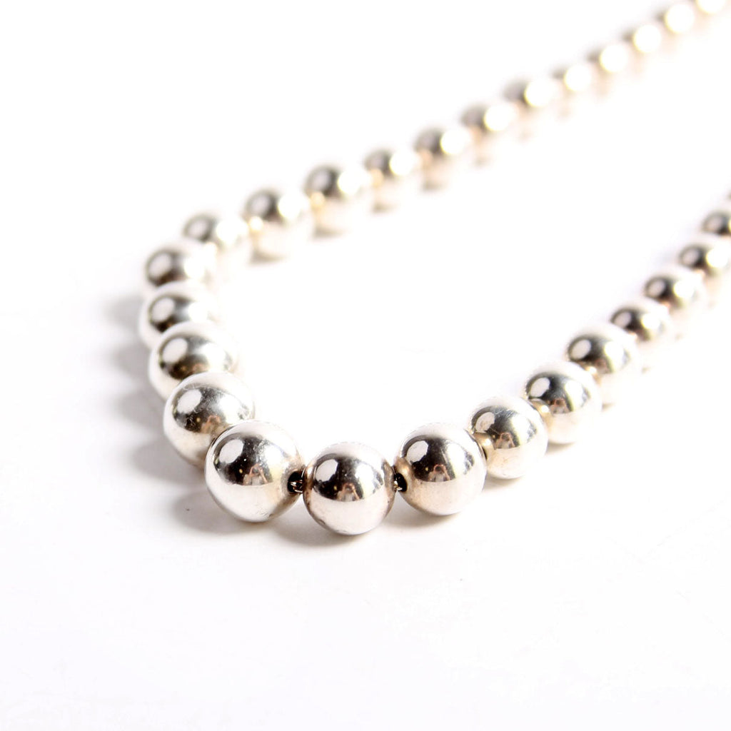 Tiffany Hardware Graduated Ball Necklace 925