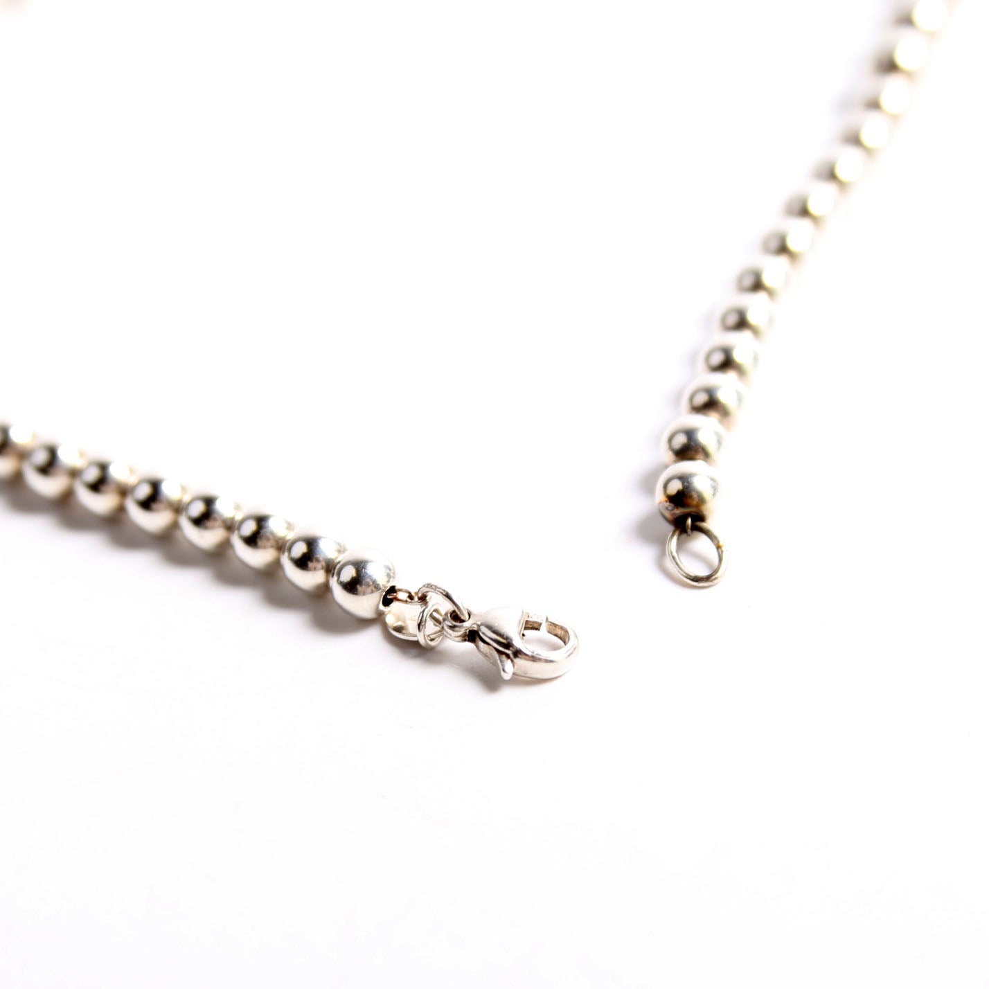 Tiffany Hardware Graduated Ball Necklace 925