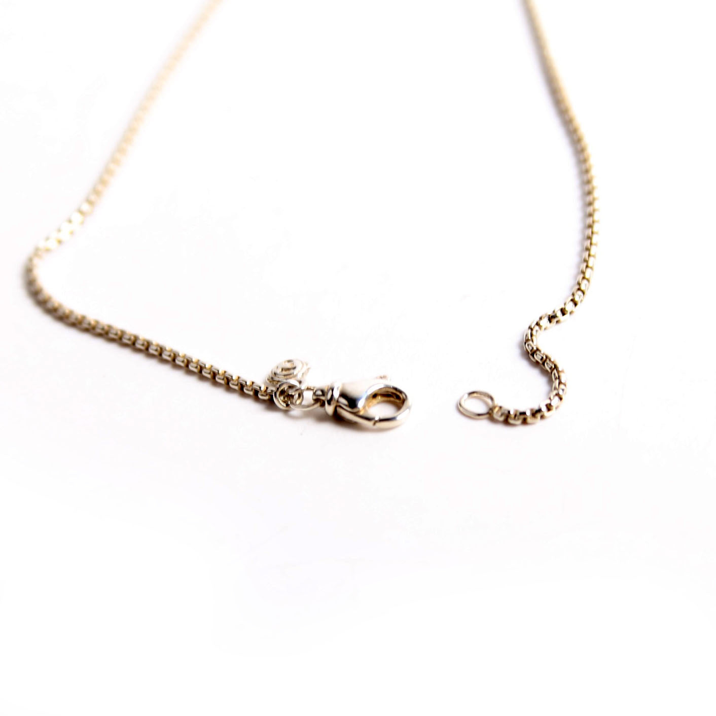Cushion On Point Pendant Necklace 925/Topaz