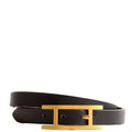 Hermes Behapi Double Tour Bracelet Black/Gold