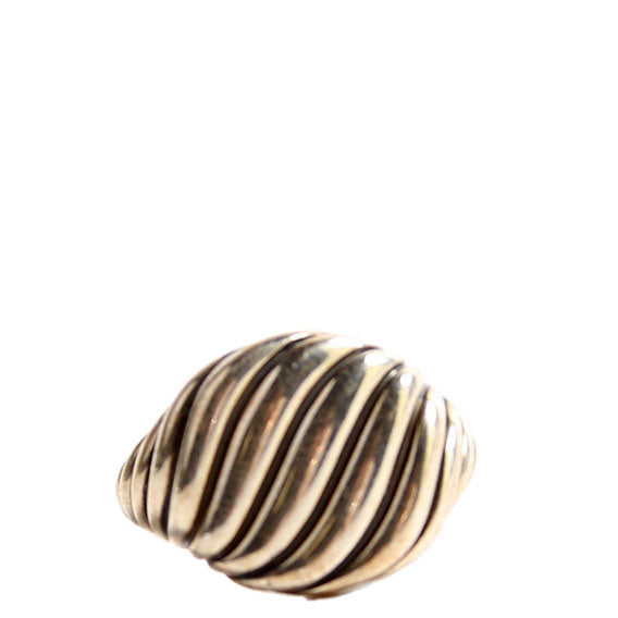 Sculpted Cable Ring 925 Size 4.25