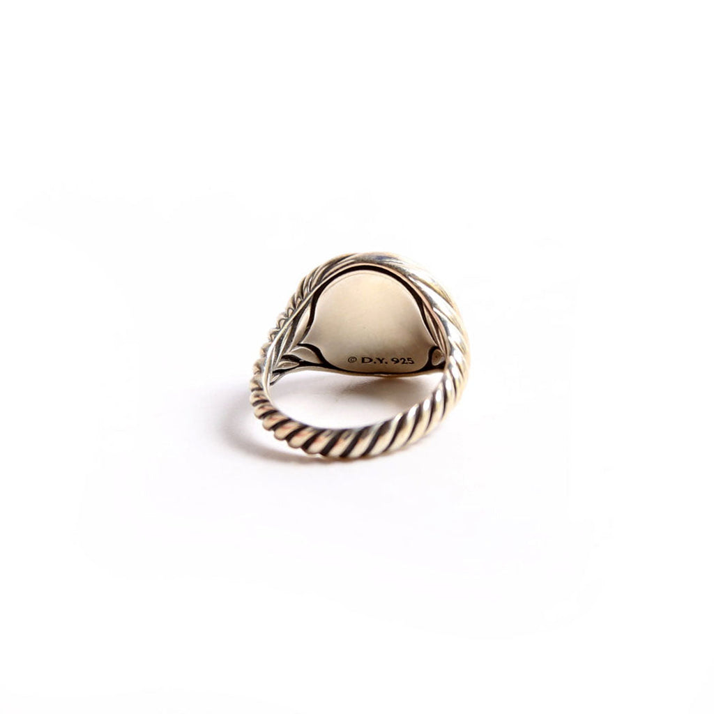 Sculpted Cable Ring 925 Size 4.25