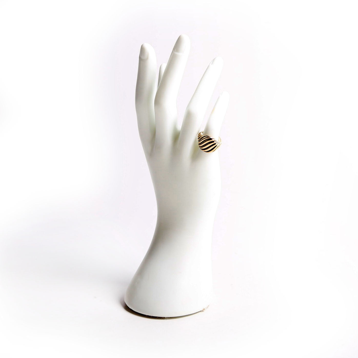 Sculpted Cable Ring 925 Size 4.25