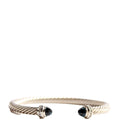 Classic Cable 5MM Bracelet 925/Pave/Topaz