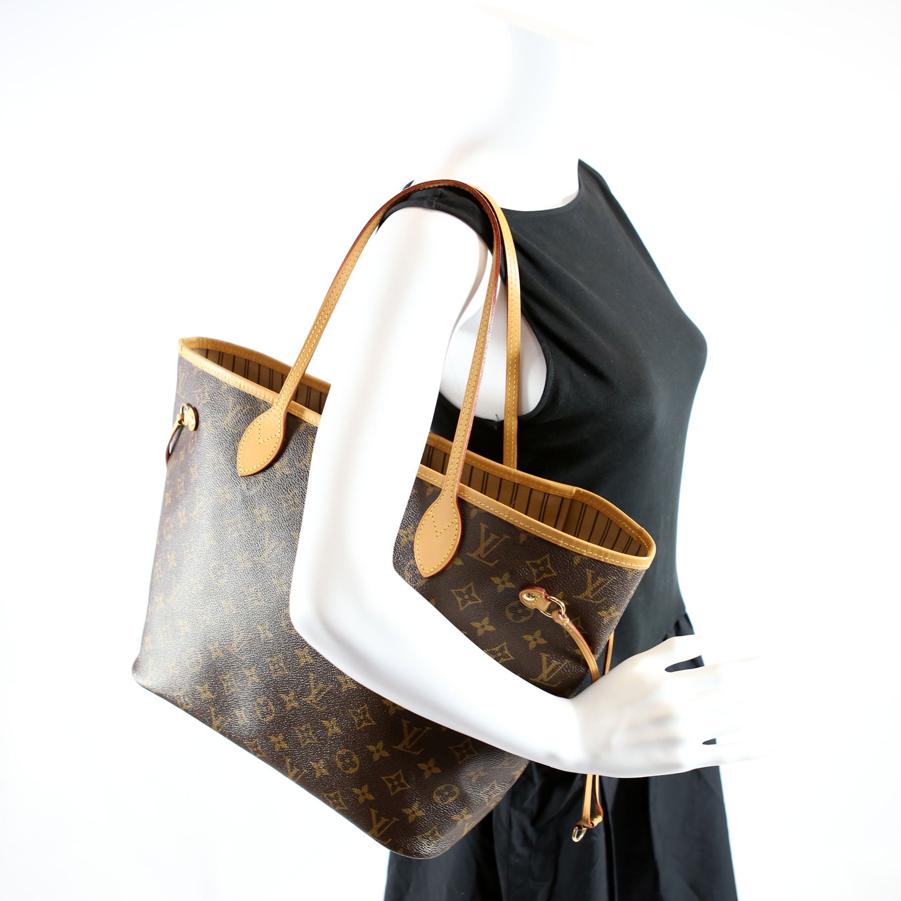 Neverfull W/ Wallet MM Monogram