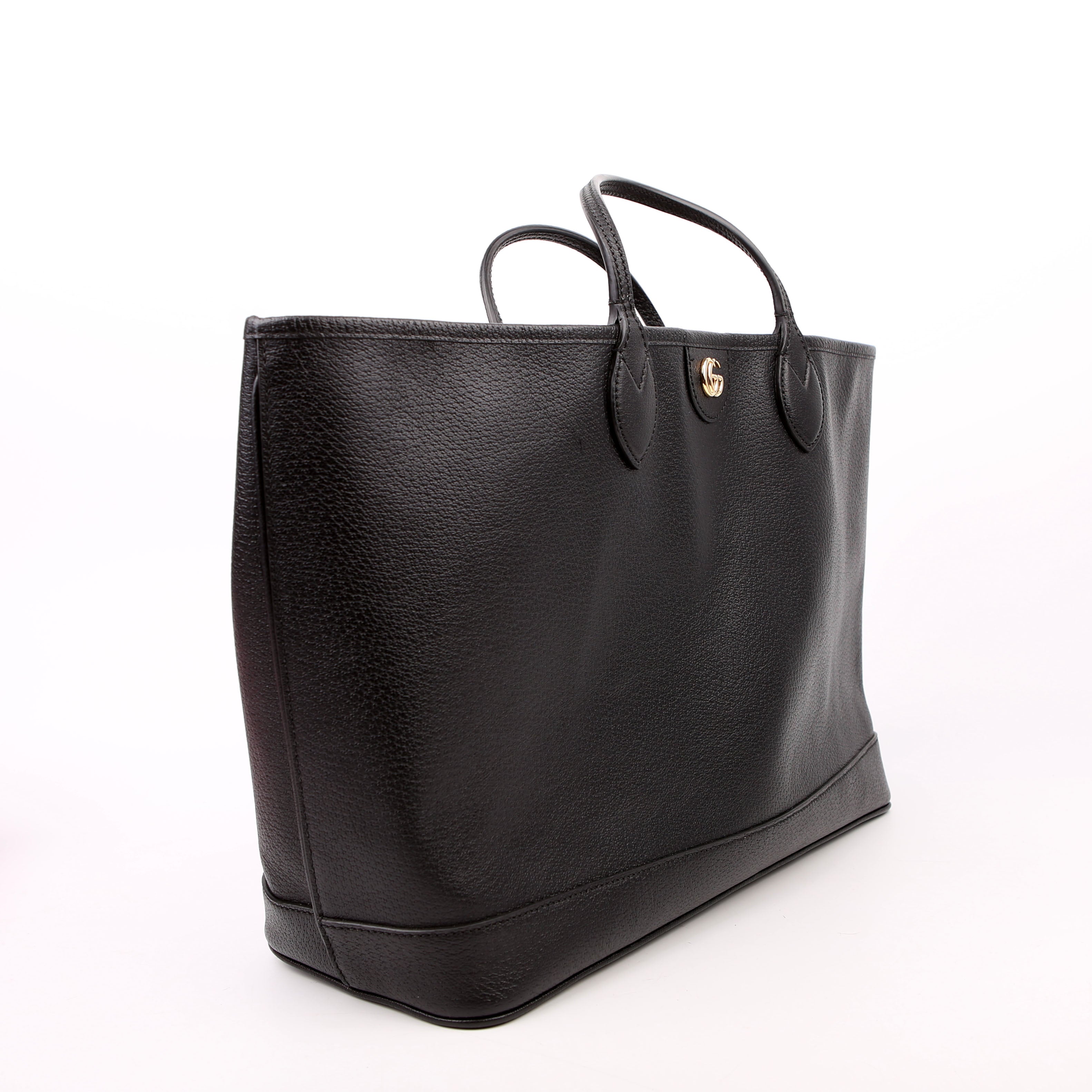 Gucci 739730 Leather Medium Tote Black