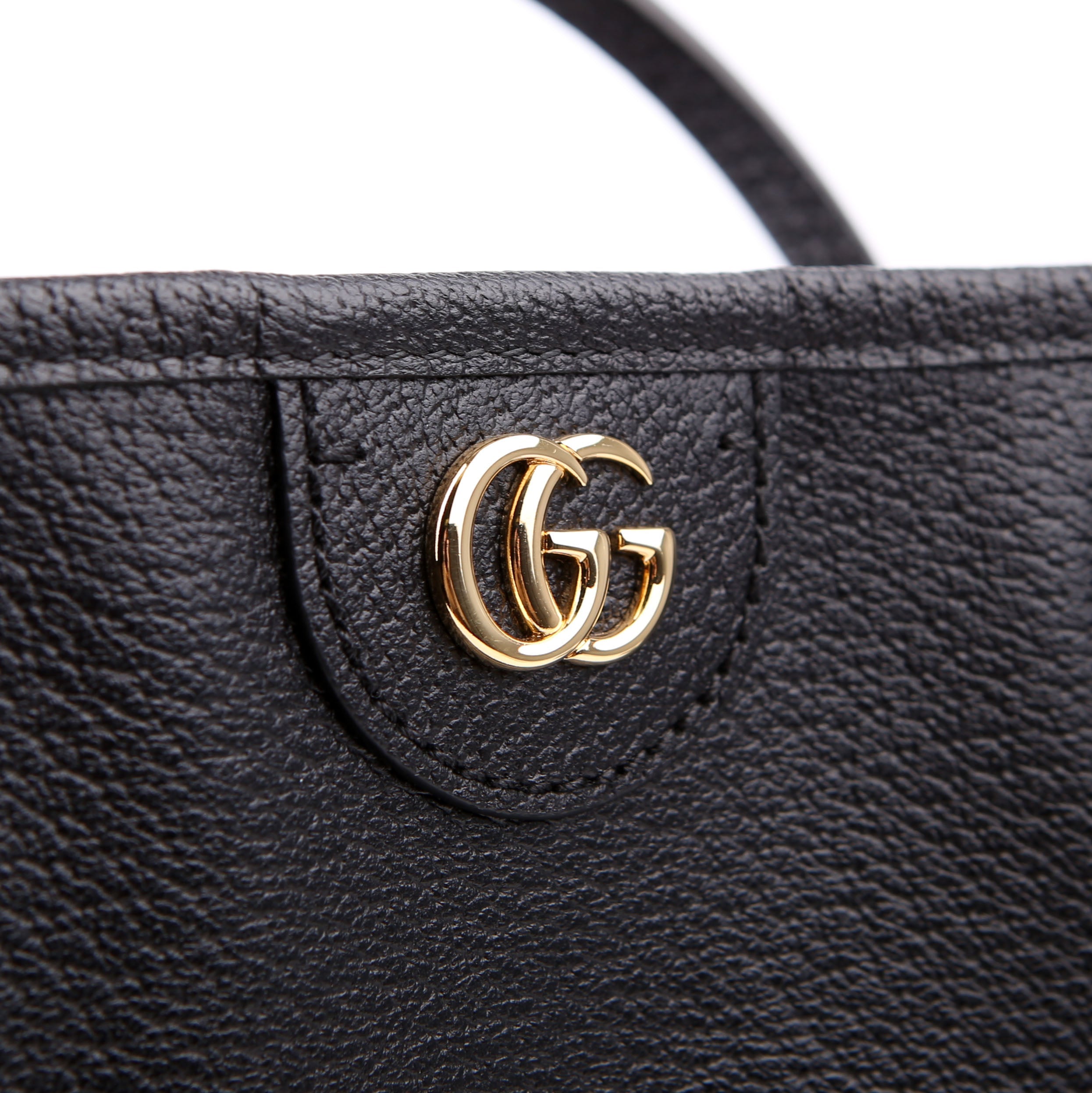 Gucci 739730 Leather Medium Tote Black
