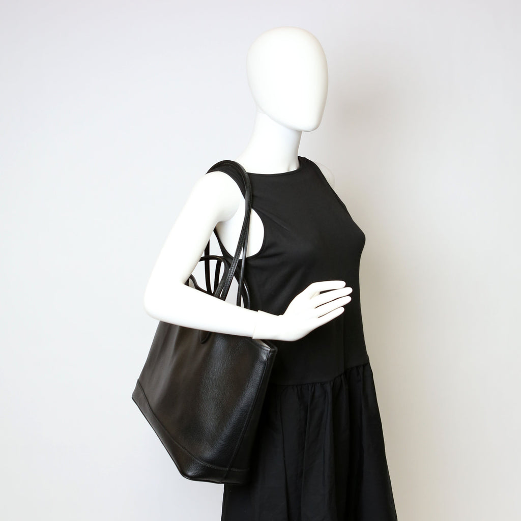 Gucci 739730 Leather Medium Tote Black