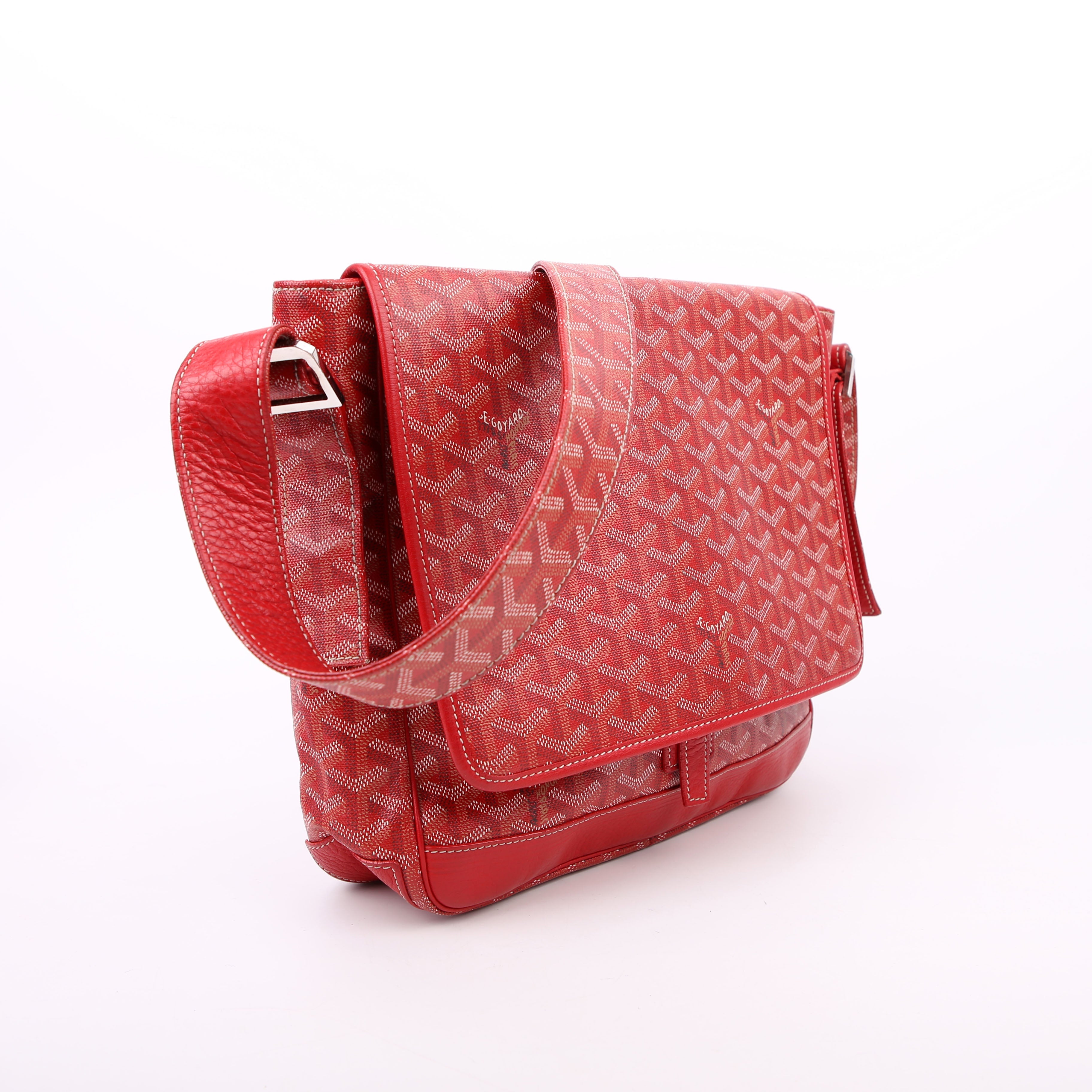 Grand Bleu MM Goyardine Red