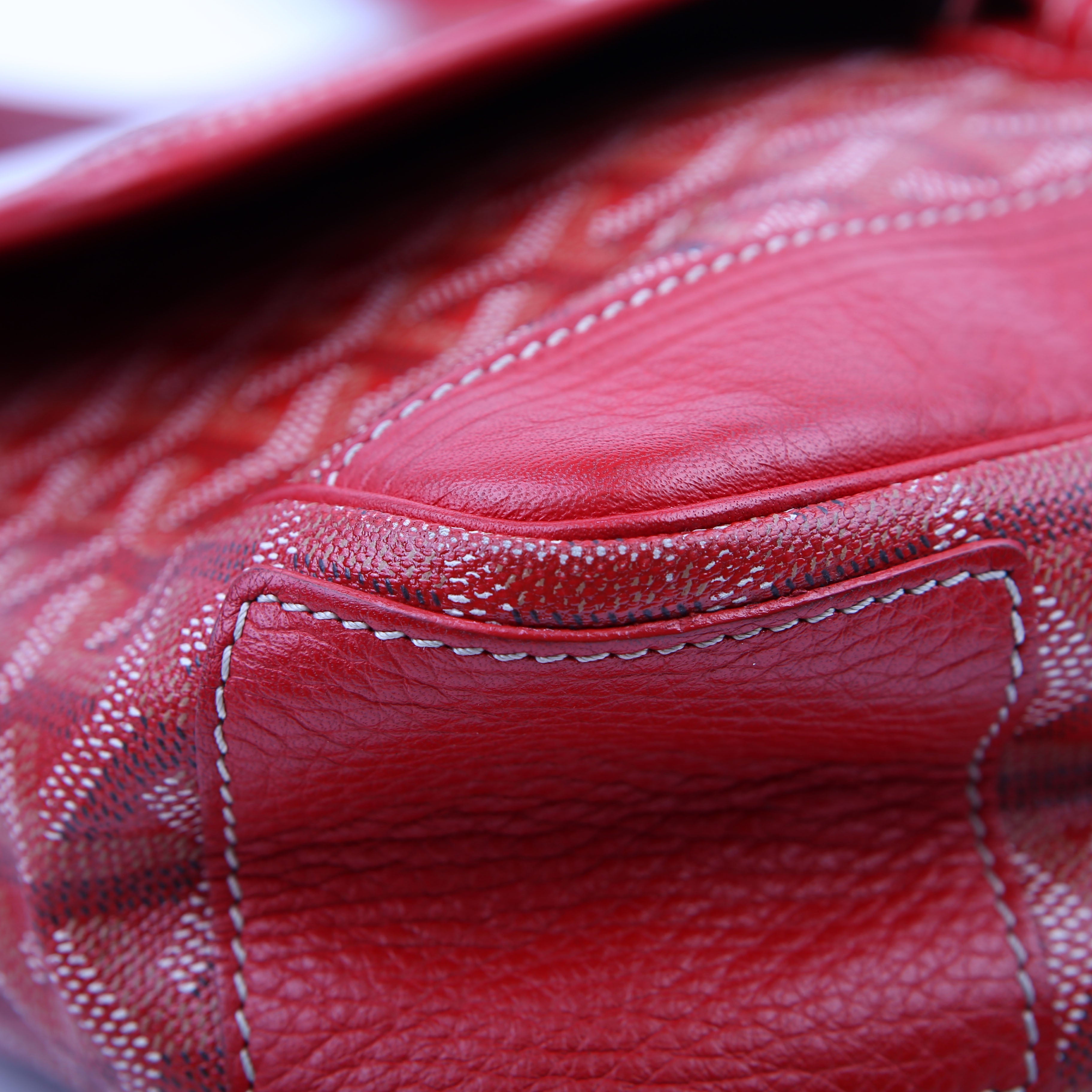 Grand Bleu MM Goyardine Red