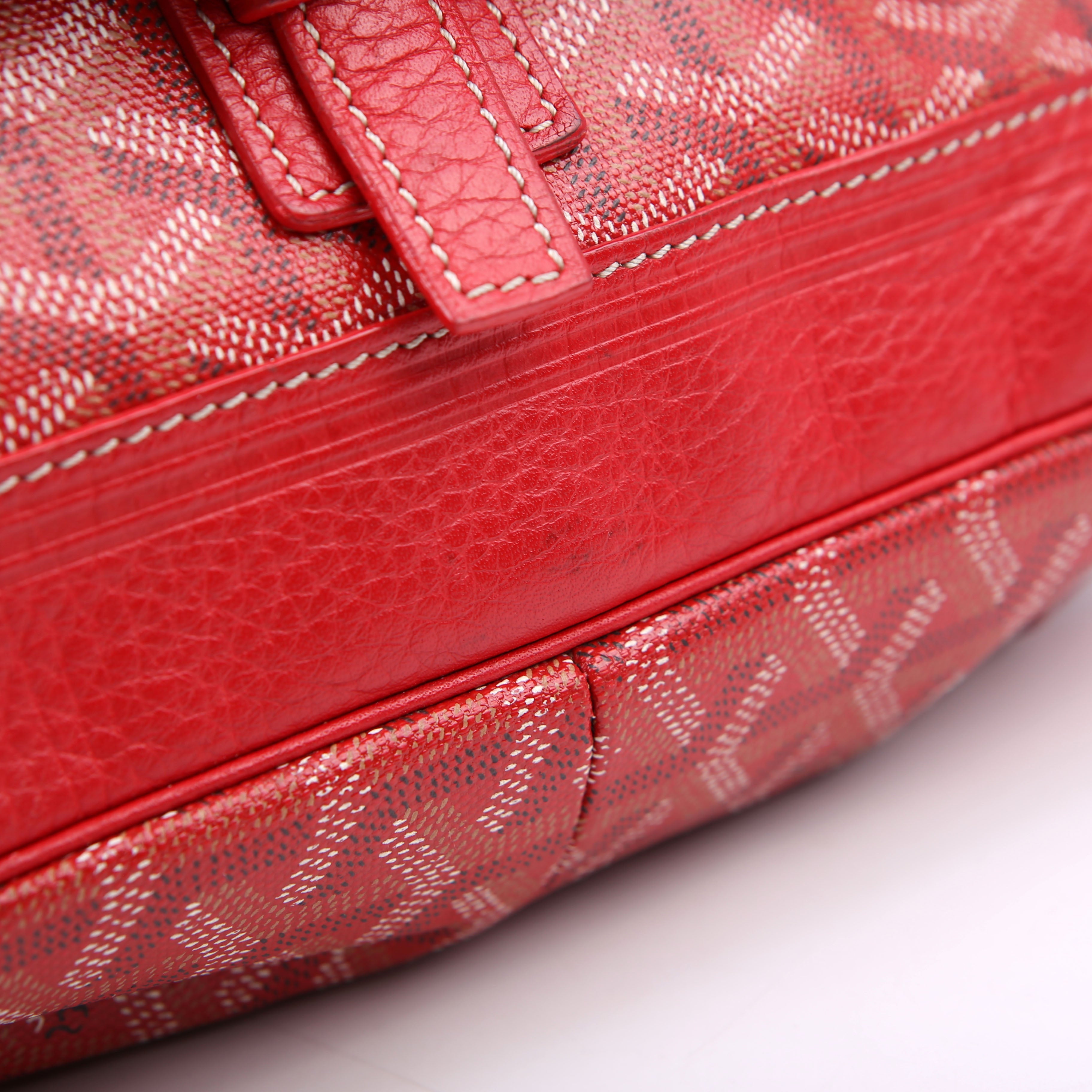 Grand Bleu MM Goyardine Red