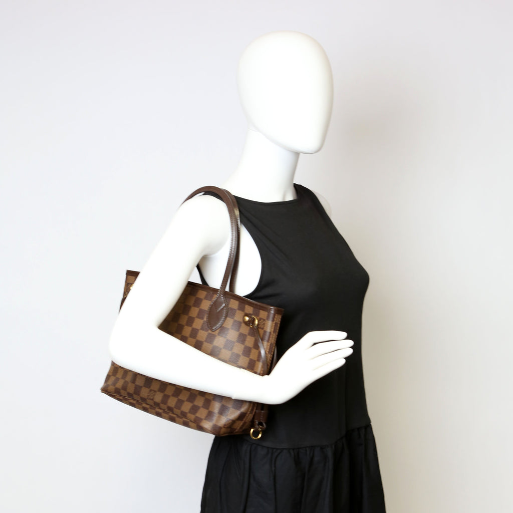Neverfull PM Damier Ebene Red