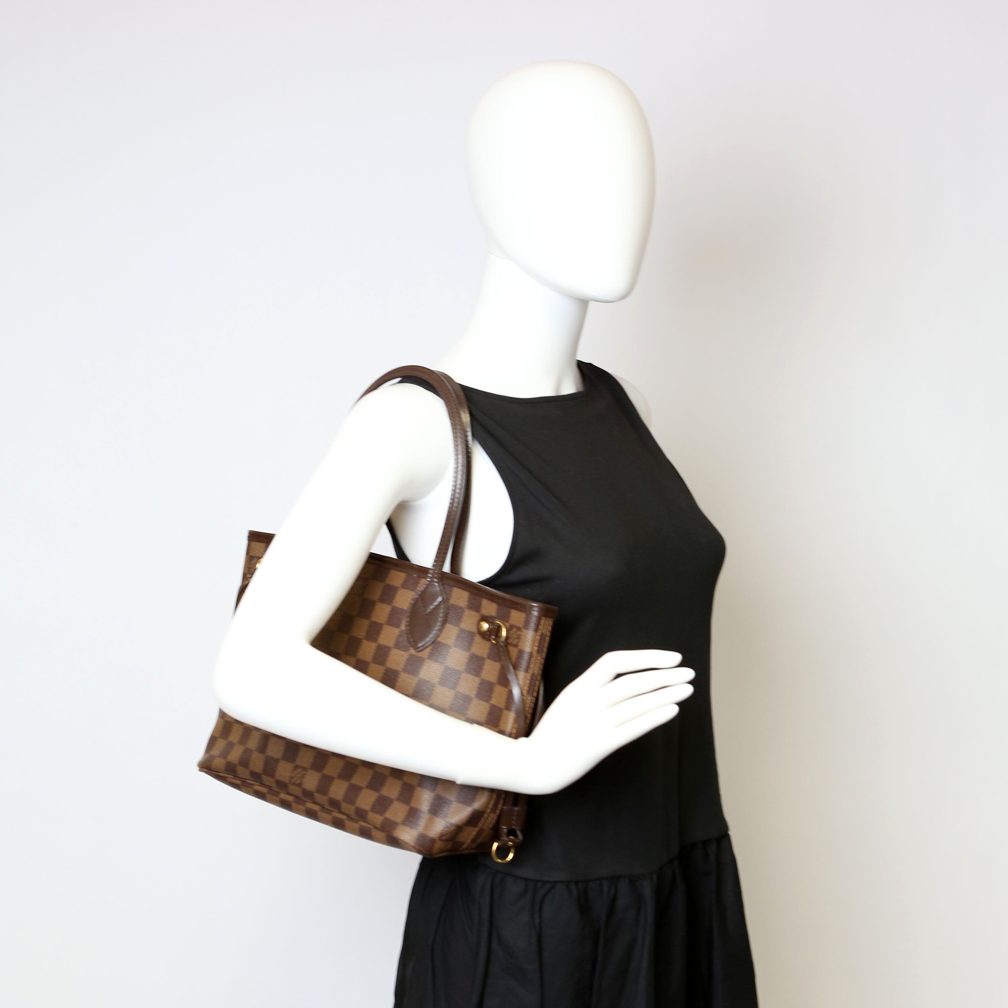 Neverfull PM Damier Ebene Red