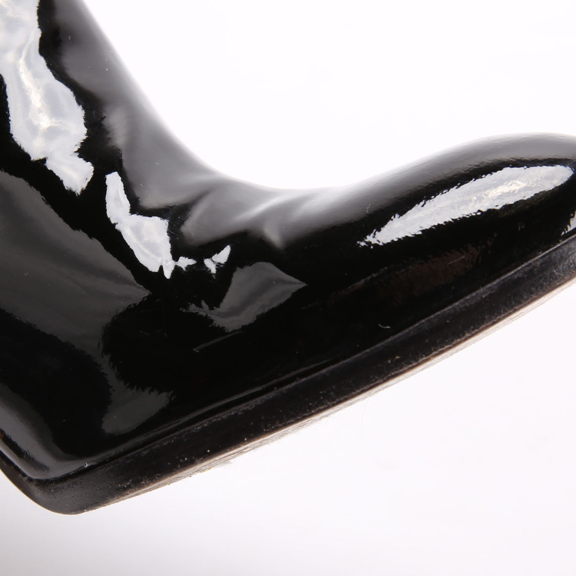 CC Patent Ankle Boots Size 38 Black