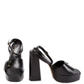 Shake Platform Sandals Size 41 Black