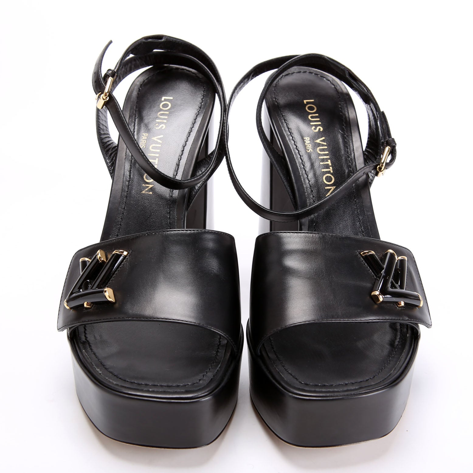 Shake Platform Sandals Size 41 Black