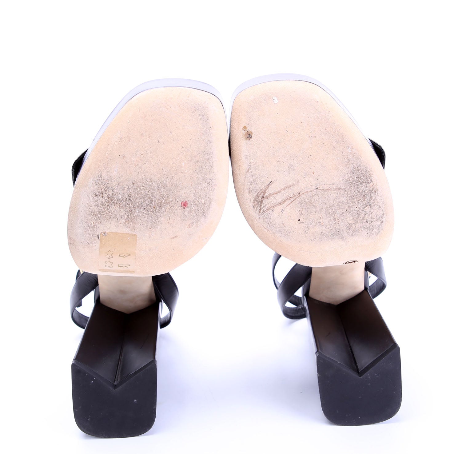 Shake Platform Sandals Size 41 Black
