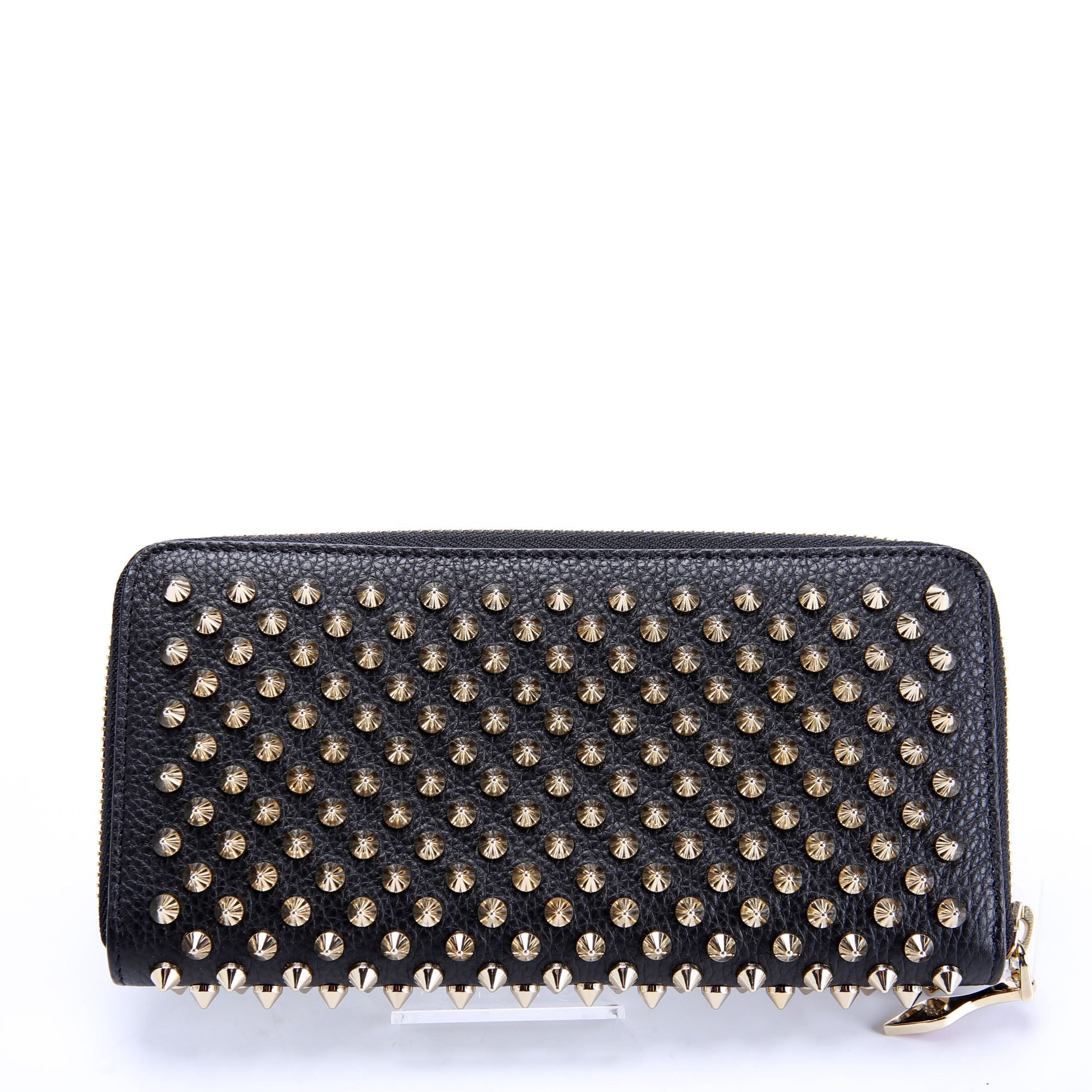 Panettone Spike Zip Around Wallet Black