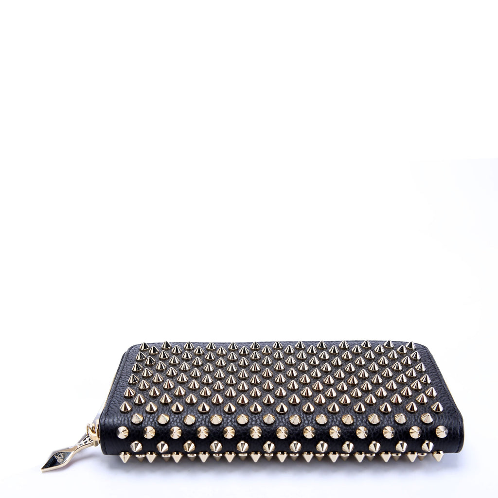 Panettone Spike Zip Around Wallet Black