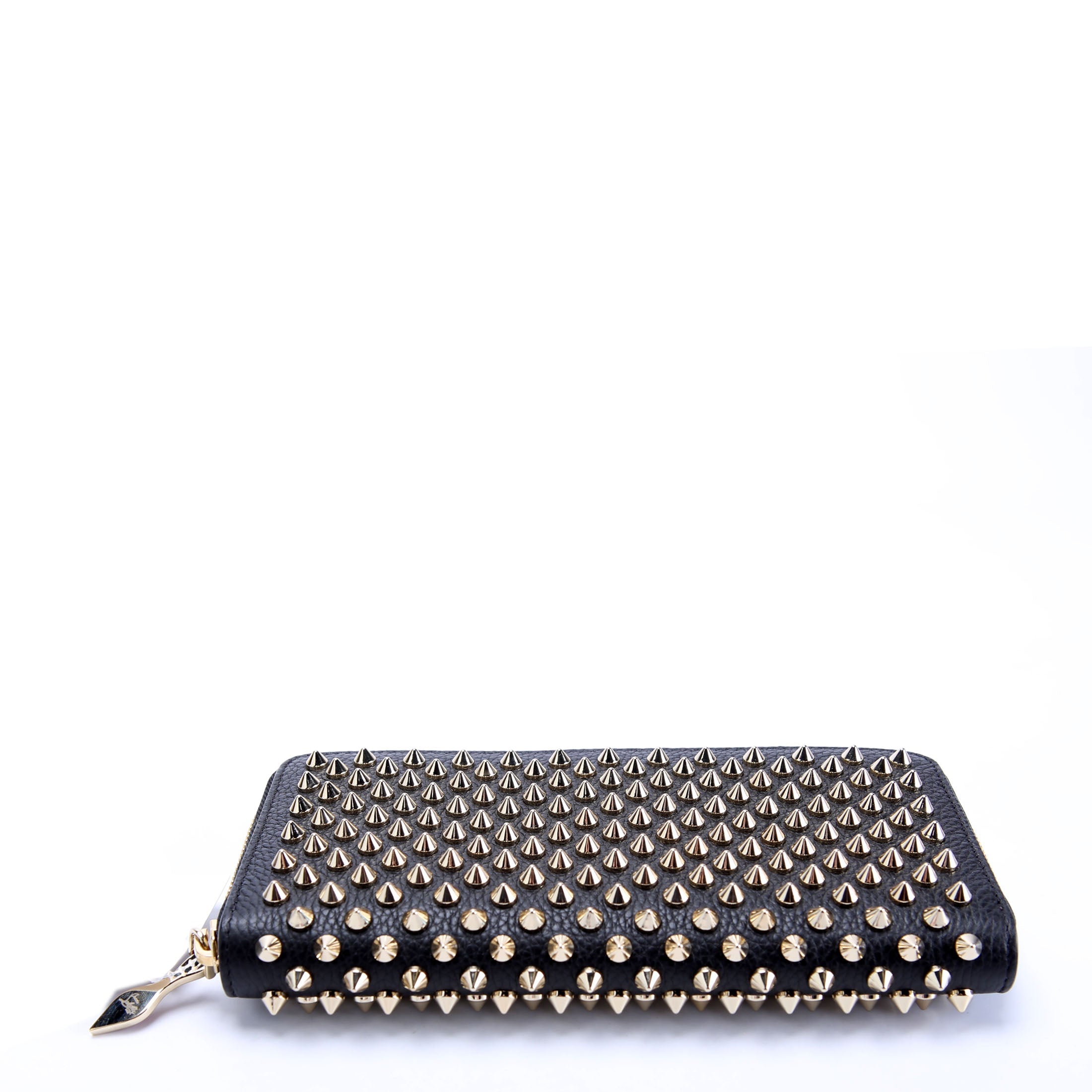 Panettone Spike Zip Around Wallet Black