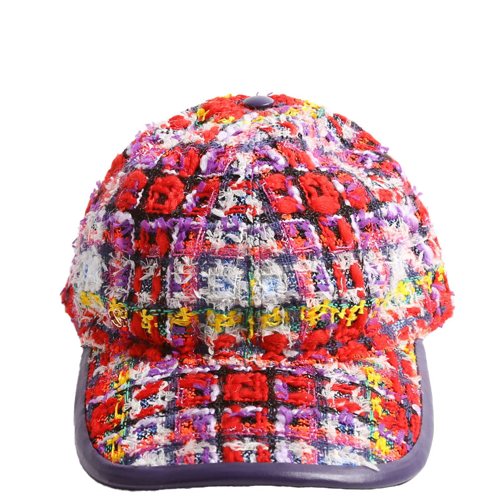 729136 Tweed Baseball Cap Size Large