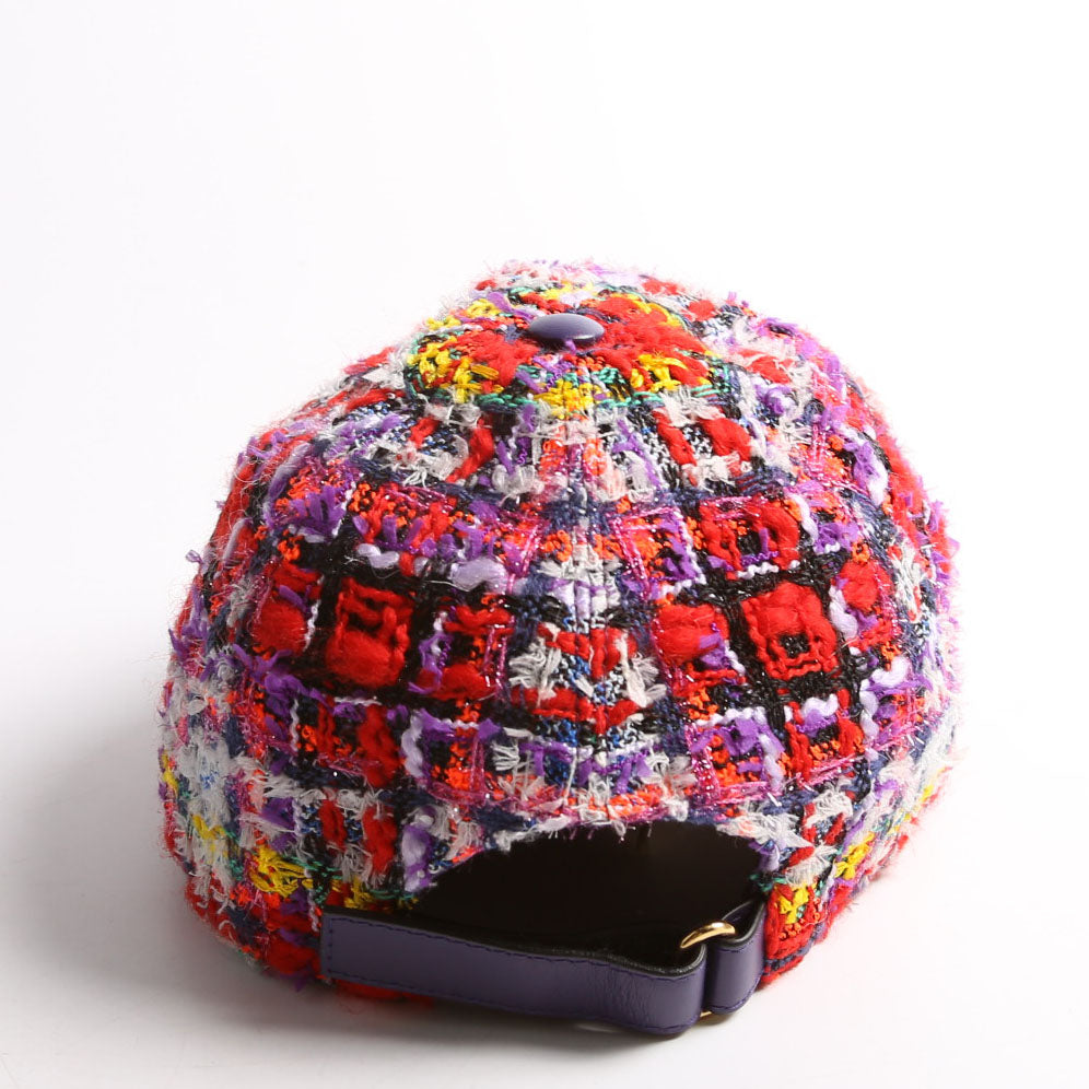 729136 Tweed Baseball Cap Size Large
