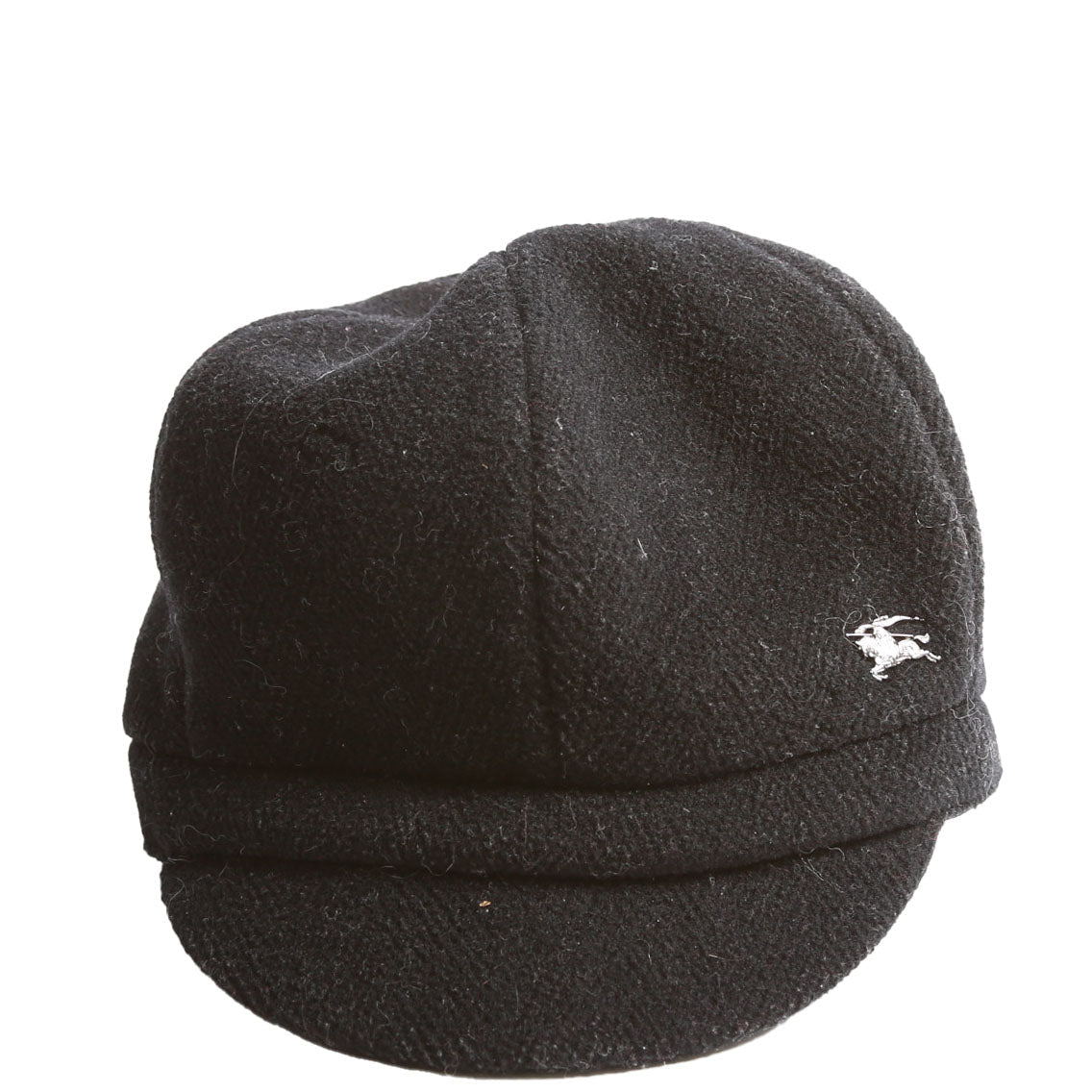 Newsboy Wool Hat Size Medium Black