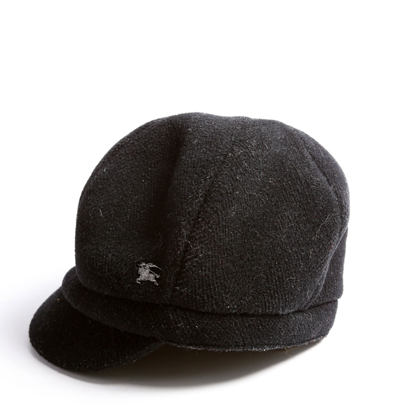 Newsboy Wool Hat Size Medium Black