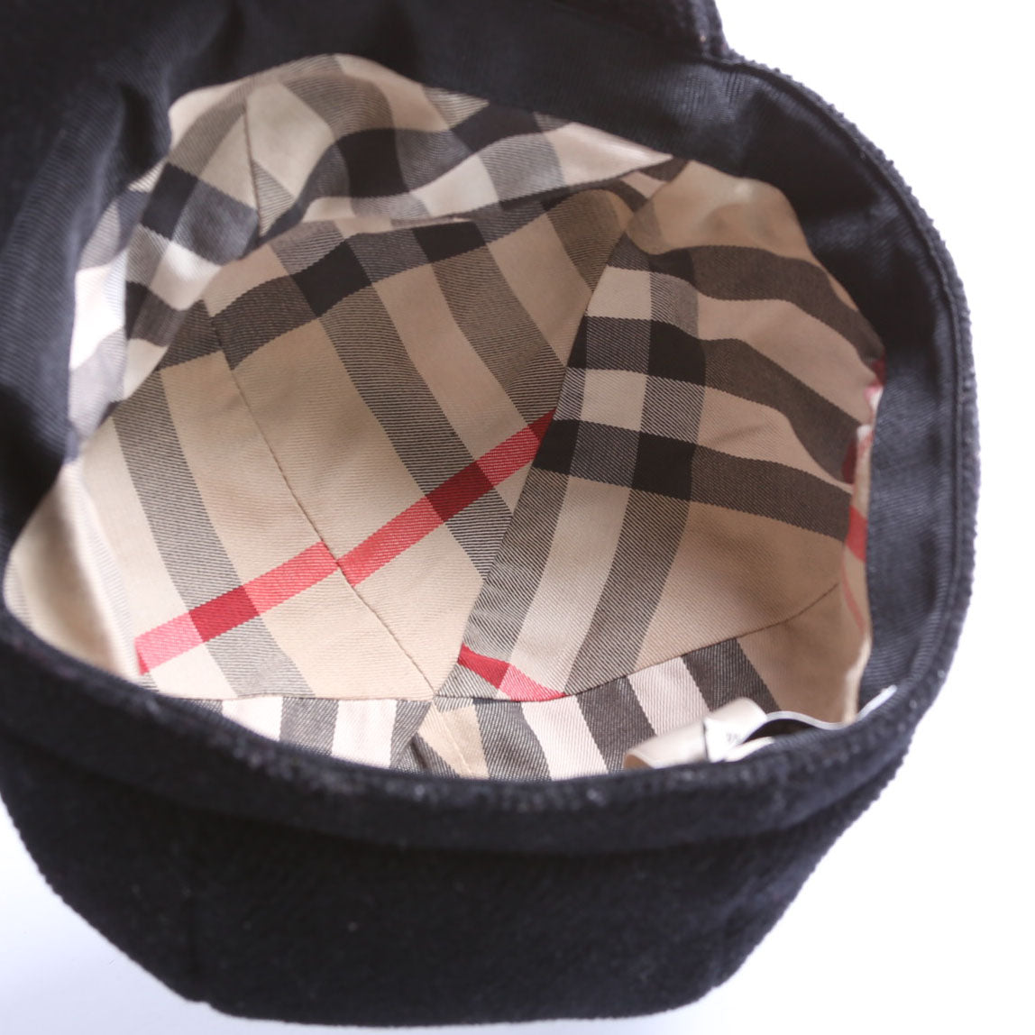 Newsboy Wool Hat Size Medium Black