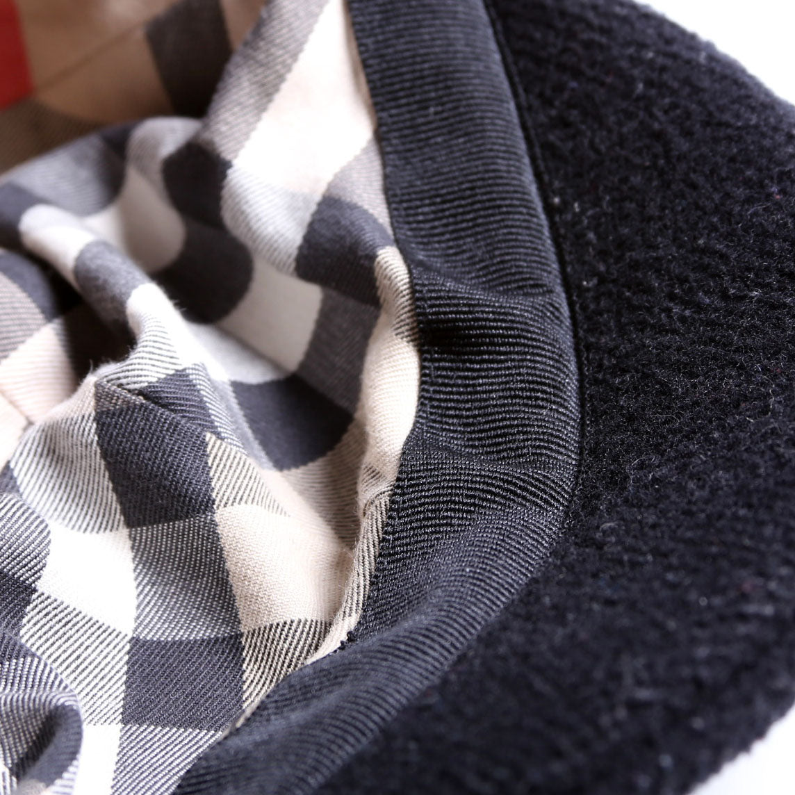 Newsboy Wool Hat Size Medium Black