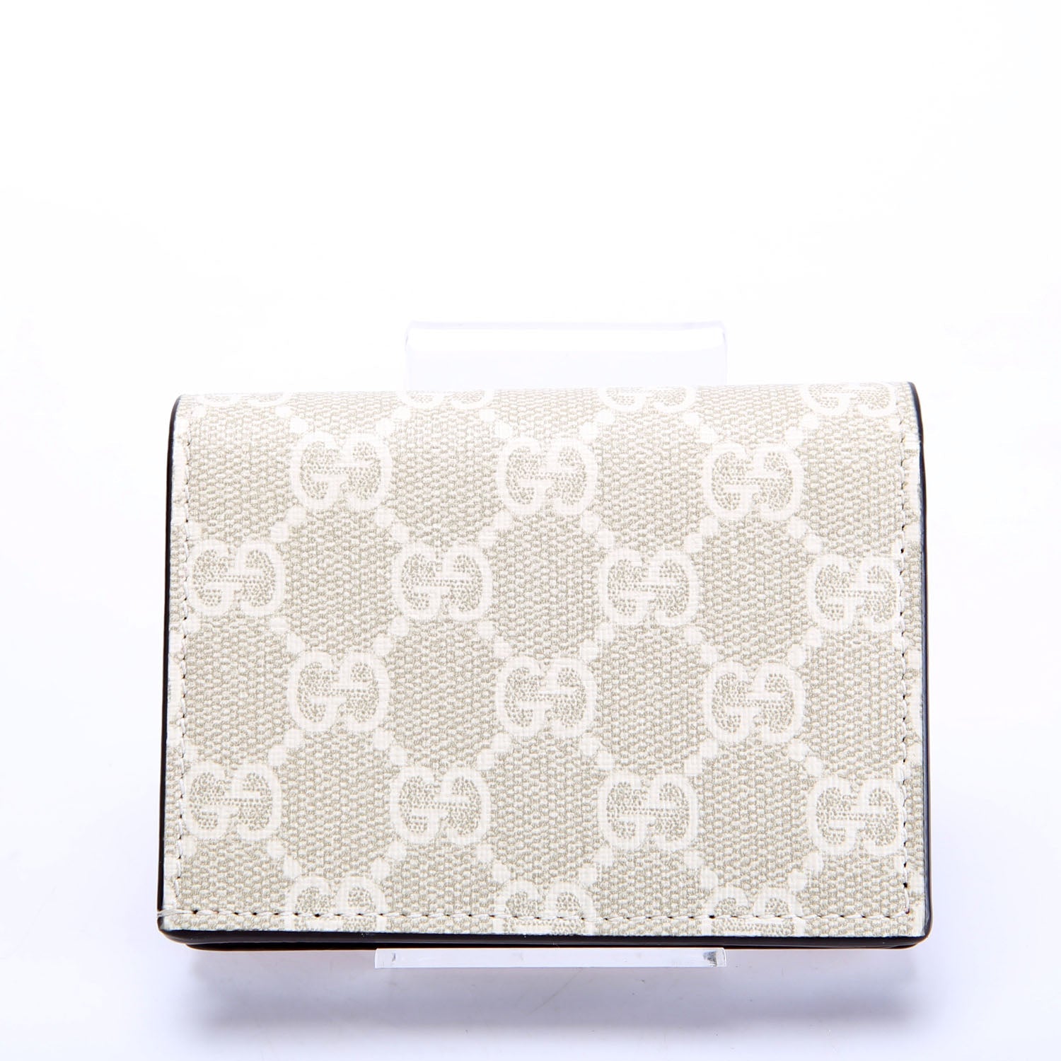 658610 GG Supreme Marmont Card Case Biege/Pink