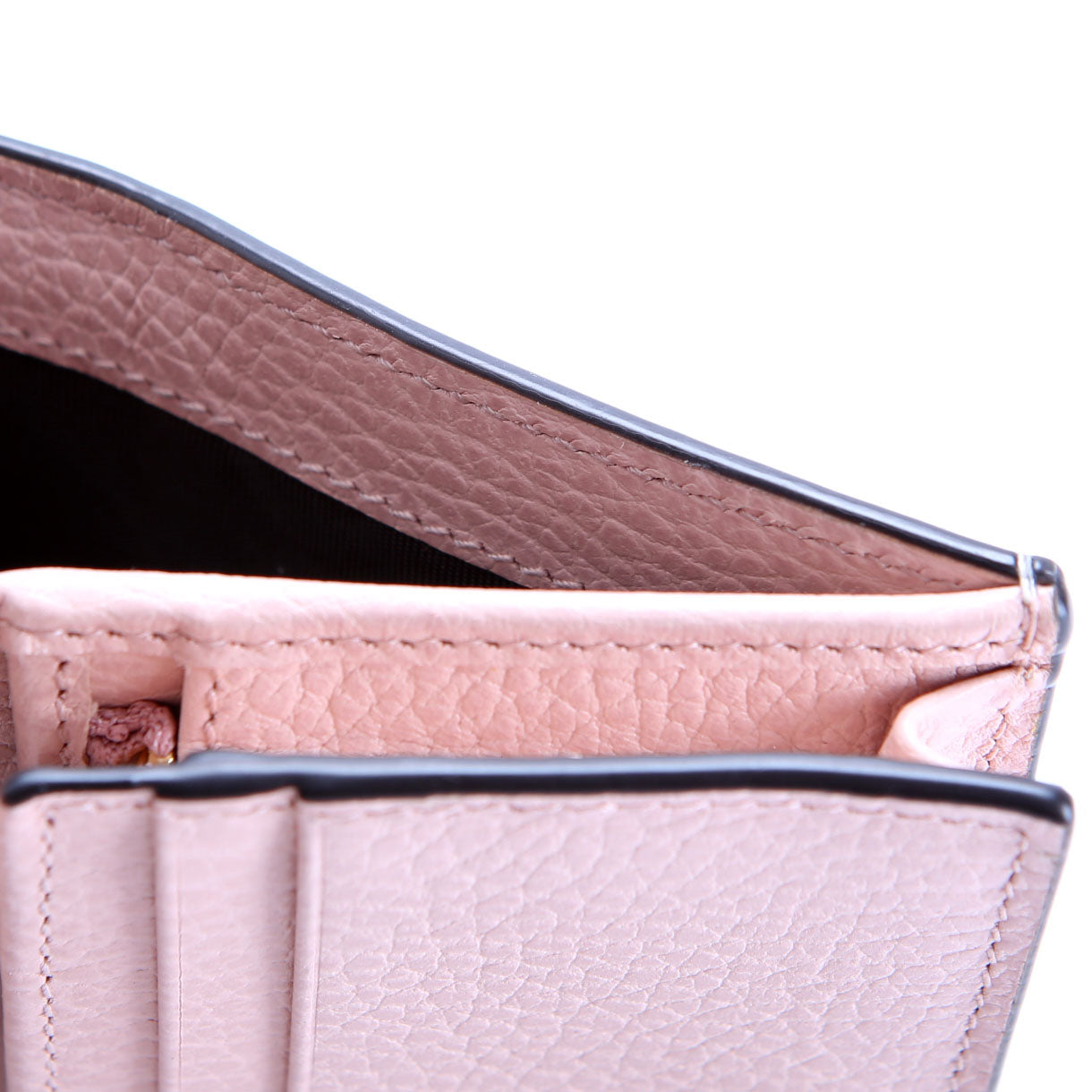658610 GG Supreme Marmont Card Case Biege/Pink